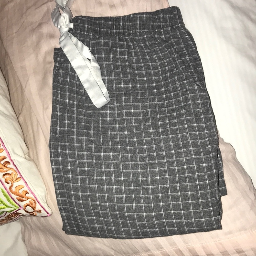 Grey and White Pajama Pants